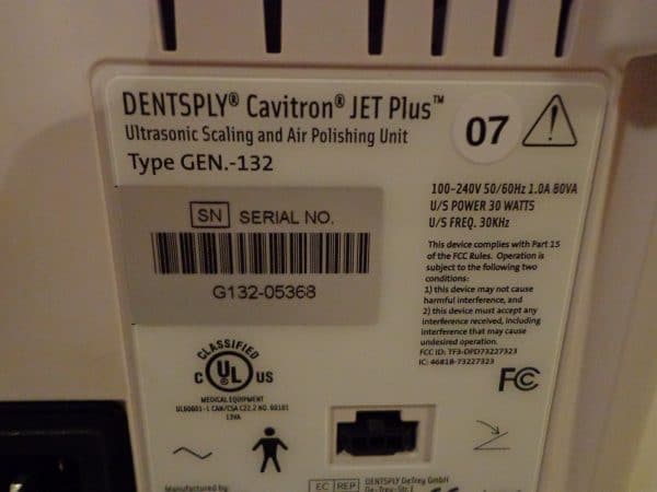 Dentsply Cavitron Jet Plus SPS Gen 132